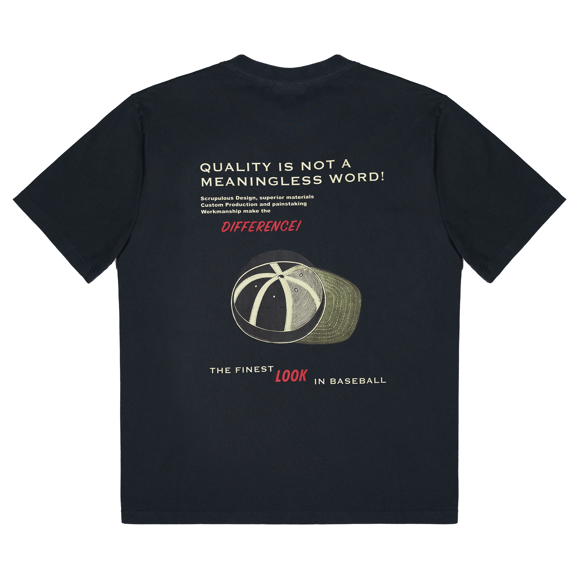 New Era Branded Finest Look Black T-Shirt - Image 2