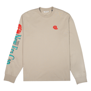 New Era Branded Lock Up '87 Abbey Stone Long Sleeve T-Shirt