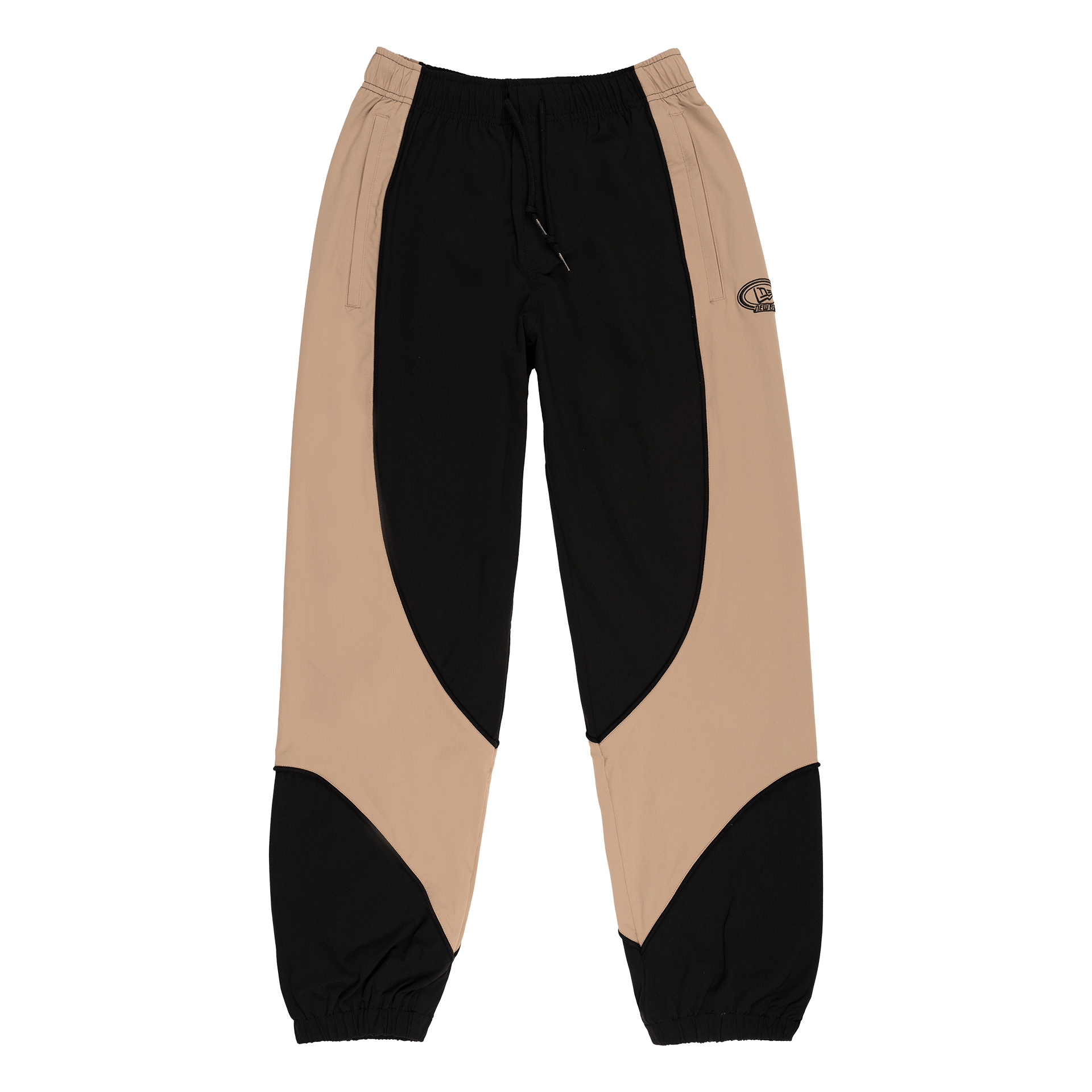 New Era Branded Retro-Tech NE2K Black Track Pants - Image 2
