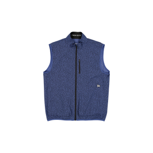New Era Branded Indigo Bark Print Golf Vest