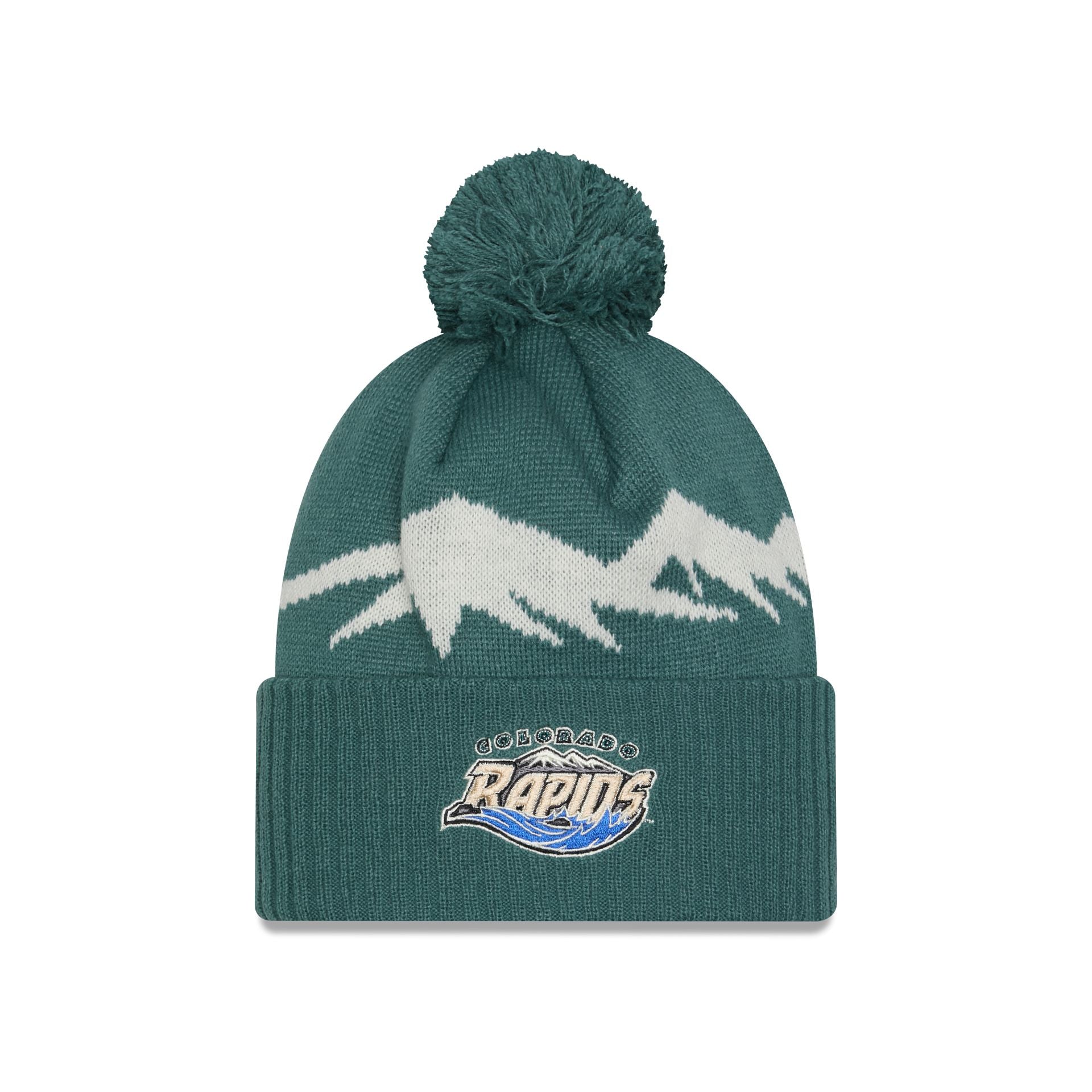 Colorado Rapids 2025 Jersey Hook Green Pom Knit Hat - Image 3