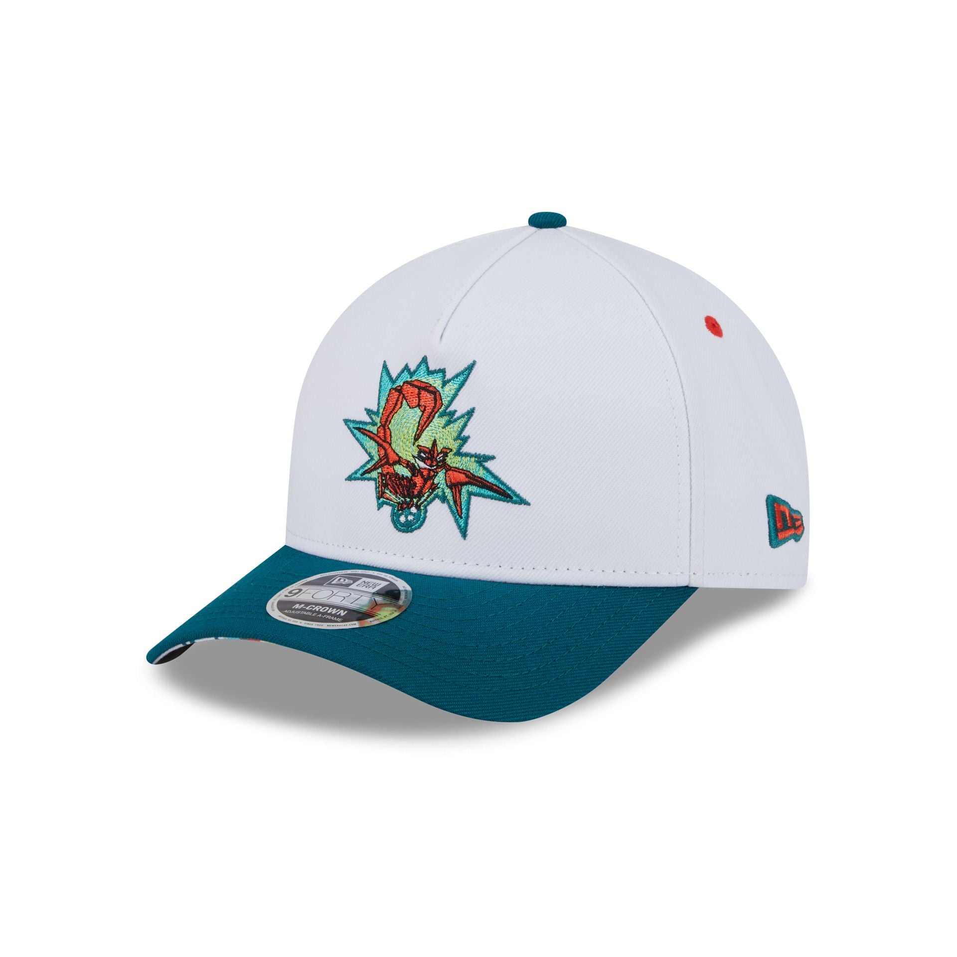 San Jose Earthquakes 2025 Jersey Hook White 9FORTY M-Crown A-Frame Snapback Hat - Image 3