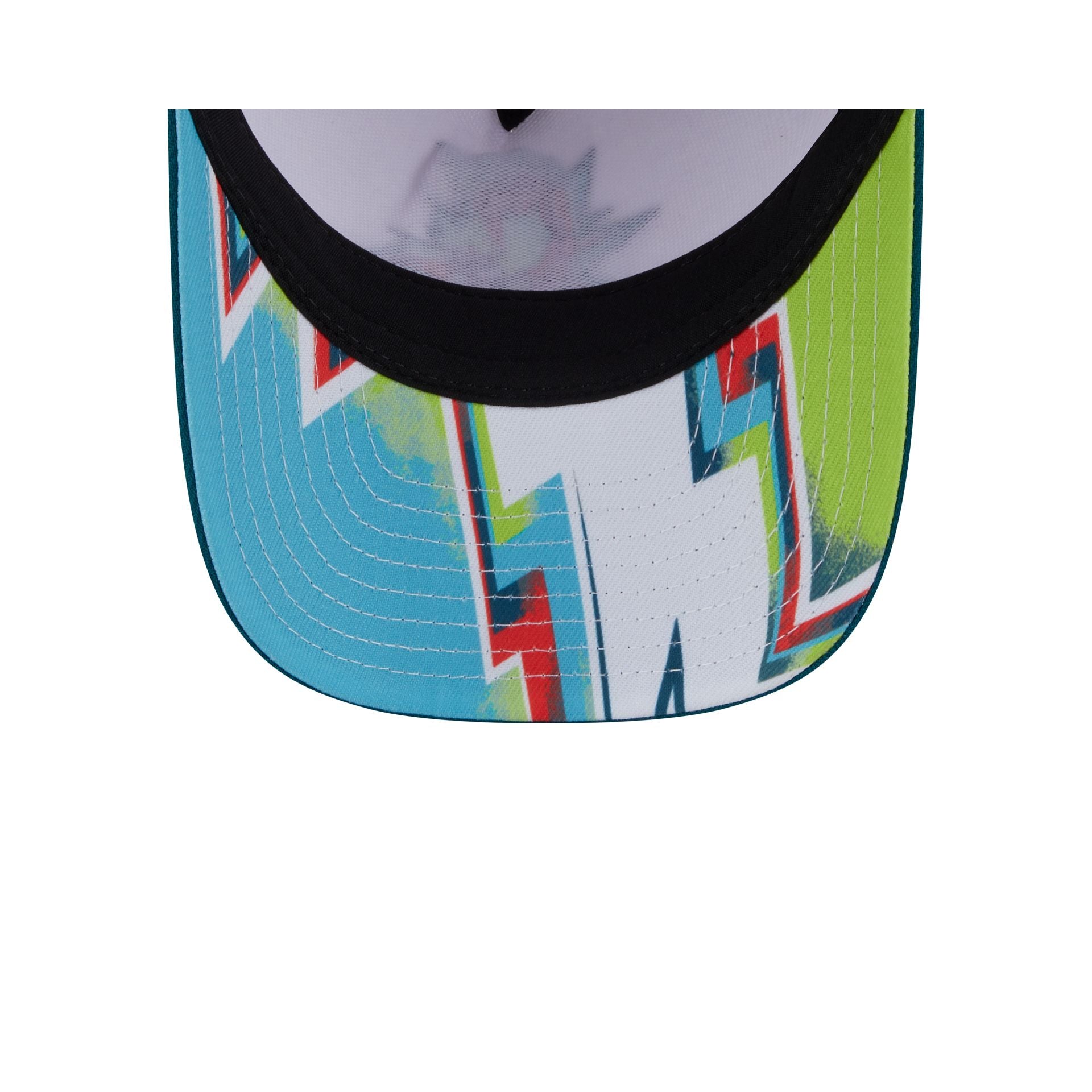 San Jose Earthquakes 2025 Jersey Hook White 9FORTY M-Crown A-Frame Snapback Hat - Image 7