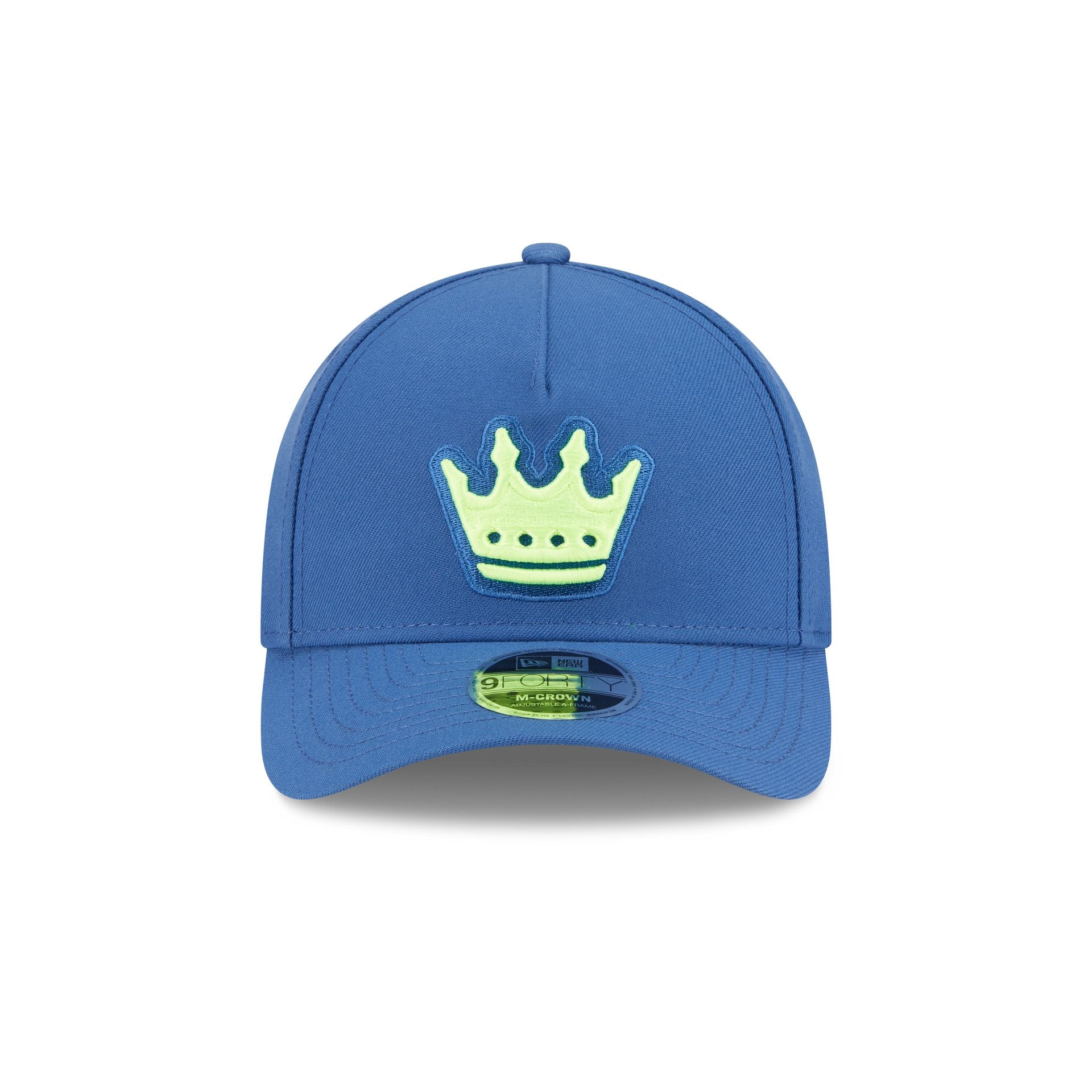 Charlotte FC 2025 Jersey Hook Blue 9FORTY M-Crown A-Frame Snapback Hat - Image 2