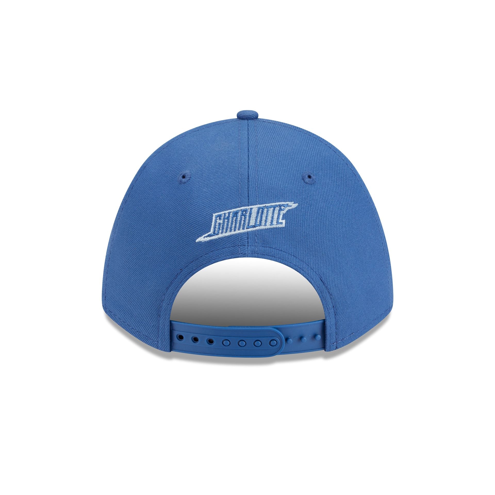 Charlotte FC 2025 Jersey Hook Blue 9FORTY M-Crown A-Frame Snapback Hat - Image 6
