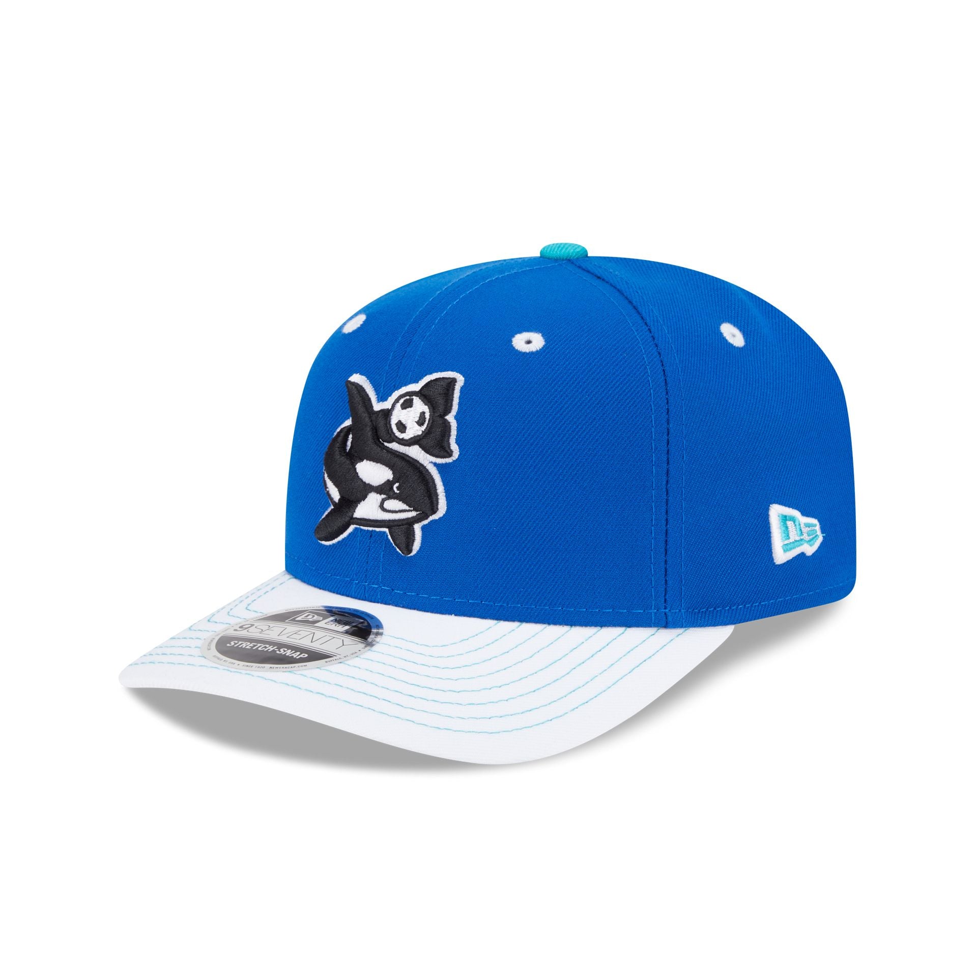 Seattle Sounders 2025 Jersey Hook Blue 9SEVENTY Stretch-Snap Hat - Image 3