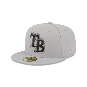 Tampa Bay Rays Cracked Cement 59FIFTY Fitted Hat