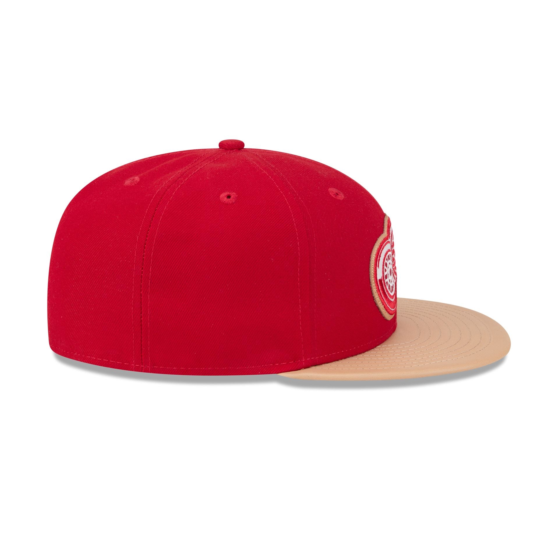Detroit Red Wings Leather Visor 59FIFTY Fitted Hat - Image 5