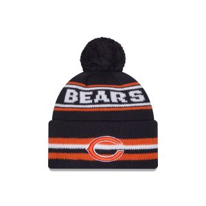 Chicago Bears Classic Pom Knit Hat