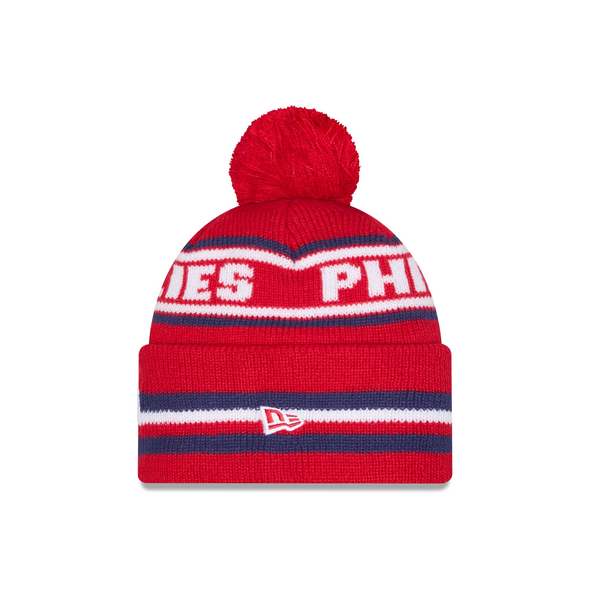 Philadelphia Phillies Classic Pom Knit Hat - Image 2