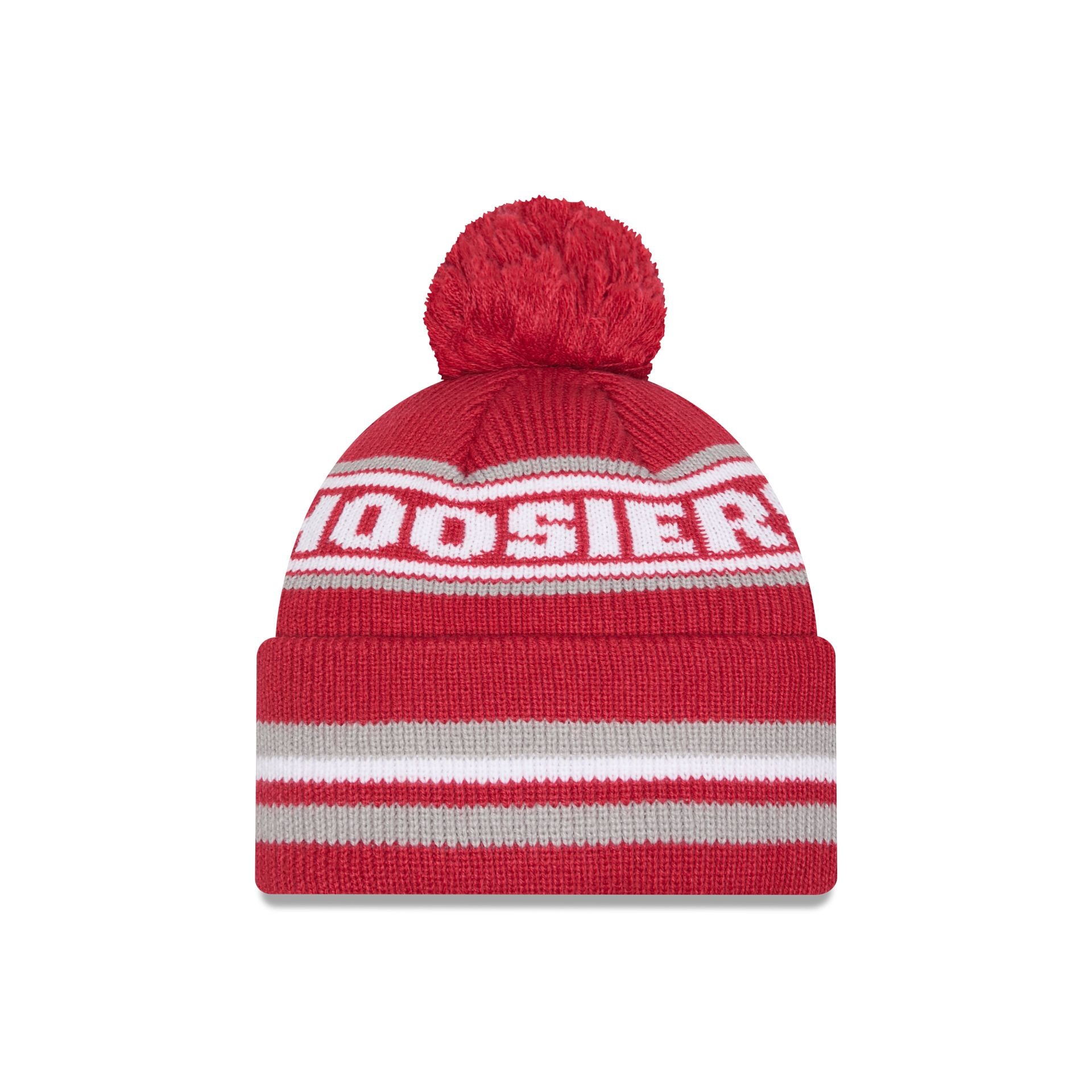 Indiana Hoosiers Classic Pom Knit Hat - Image 3