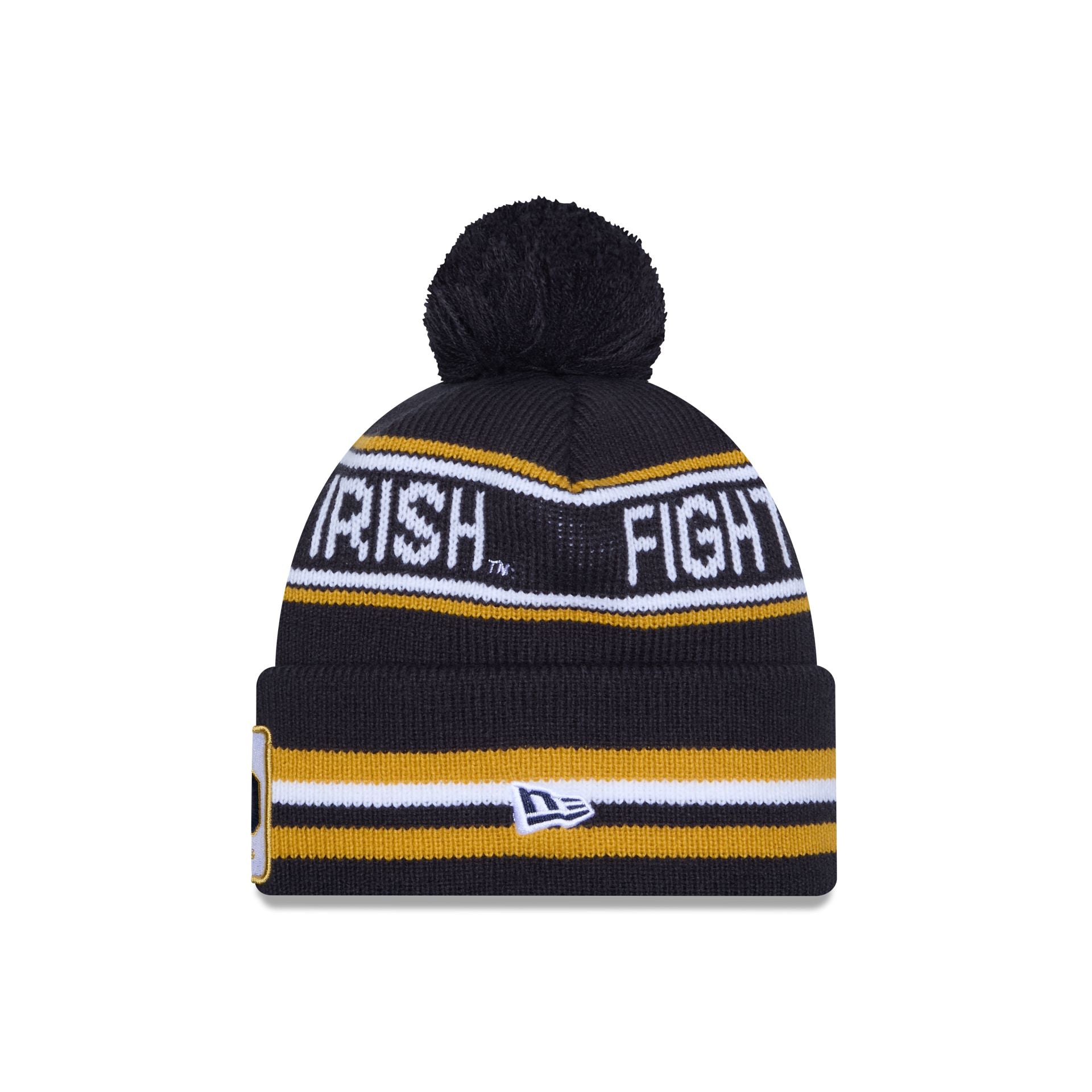 Notre Dame Fighting Irish Classic Pom Knit Hat - Image 2