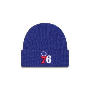 Philadelphia 76ers Waffle Stitch Knit Beanie Hat