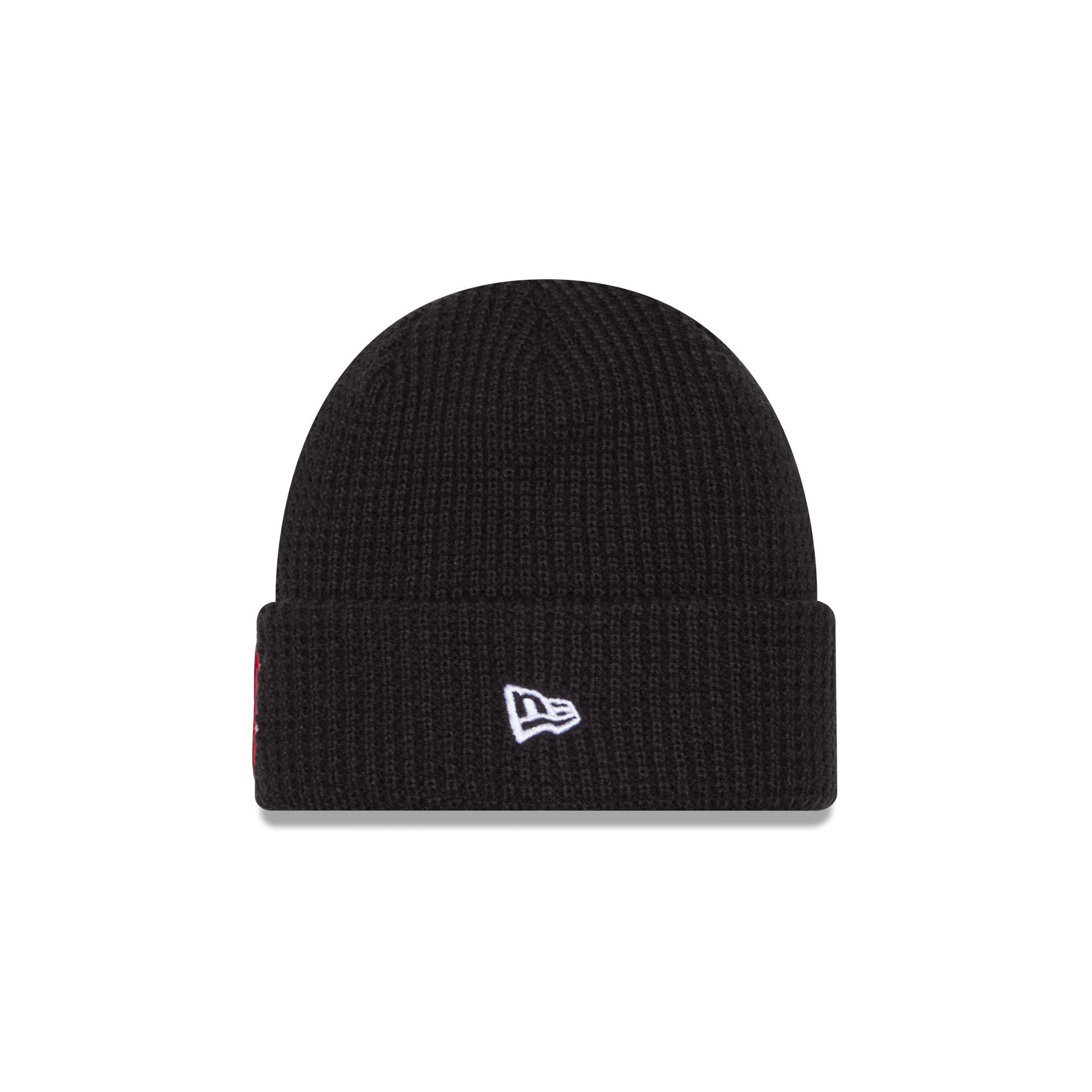 Boston Red Sox Waffle Stitch Knit Beanie Hat - Image 2