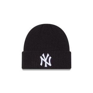 New York Yankees Waffle Stitch Knit Beanie Hat