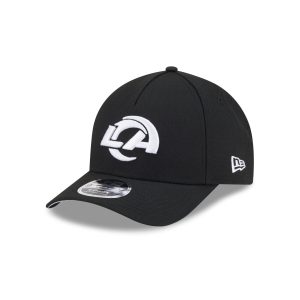 Los Angeles Rams Black & White 9FORTY M-Crown A-Frame Snapback Hat