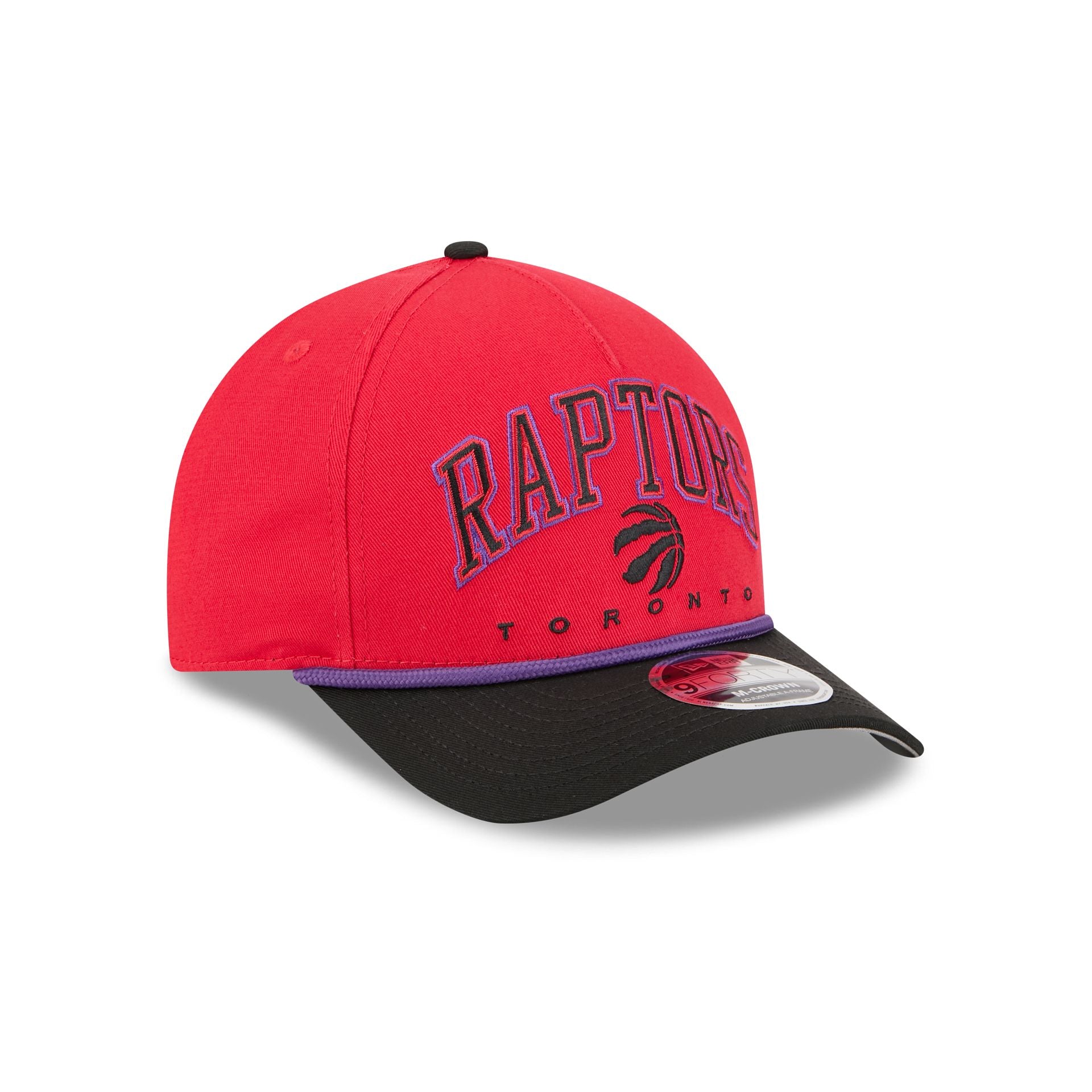 Toronto Raptors Arch 9FORTY M-Crown A-Frame Snapback Hat - Image 3