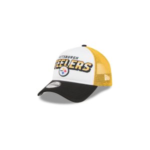 Pittsburgh Steelers Shine Kids 9FORTY A-Frame Trucker Hat