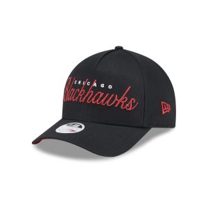 Chicago Blackhawks Metallic Women's 9FORTY M-Crown A-Frame Snapback Hat