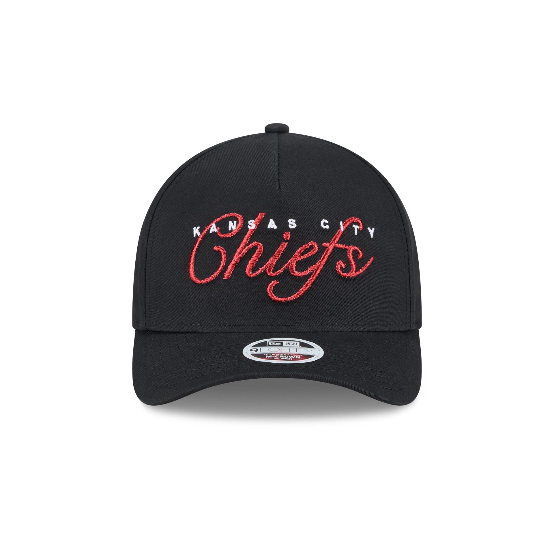 Kansas City Chiefs Metallic Women's 9FORTY M-Crown A-Frame Snapback Hat - Image 2