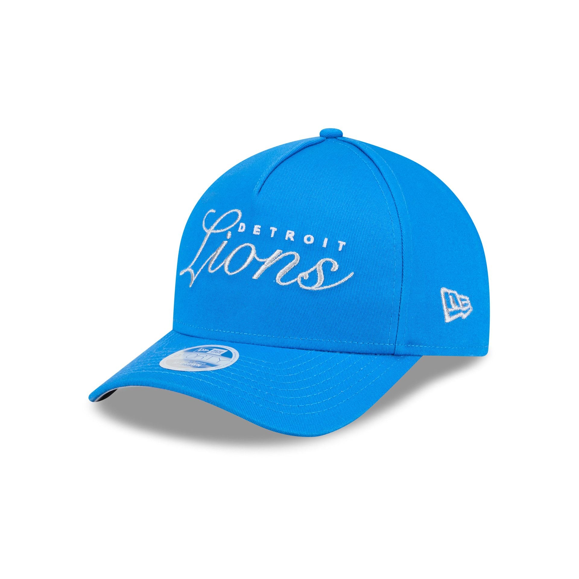 Detroit Lions Metallic Women's 9FORTY M-Crown A-Frame Snapback Hat - Image 2
