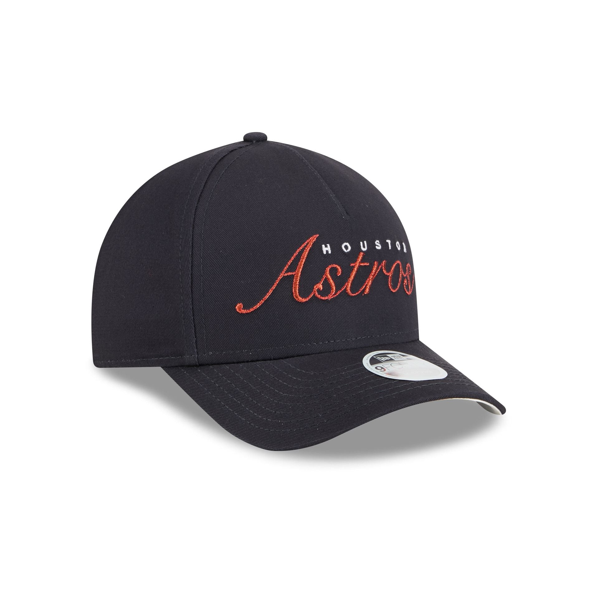 Houston Astros Metallic Women's 9FORTY M-Crown A-Frame Snapback Hat - Image 3