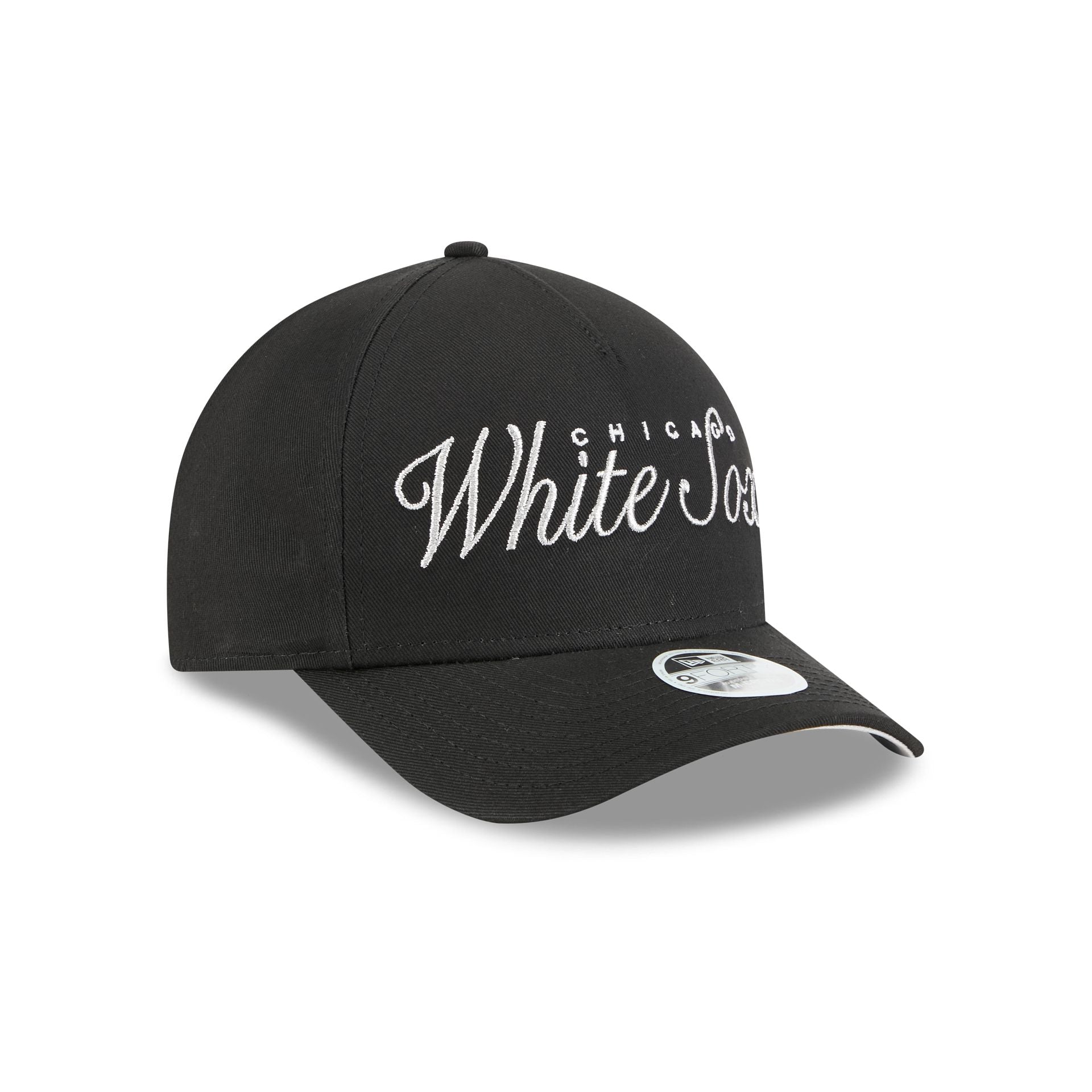 Chicago White Sox Metallic Women's 9FORTY M-Crown A-Frame Snapback Hat - Image 3