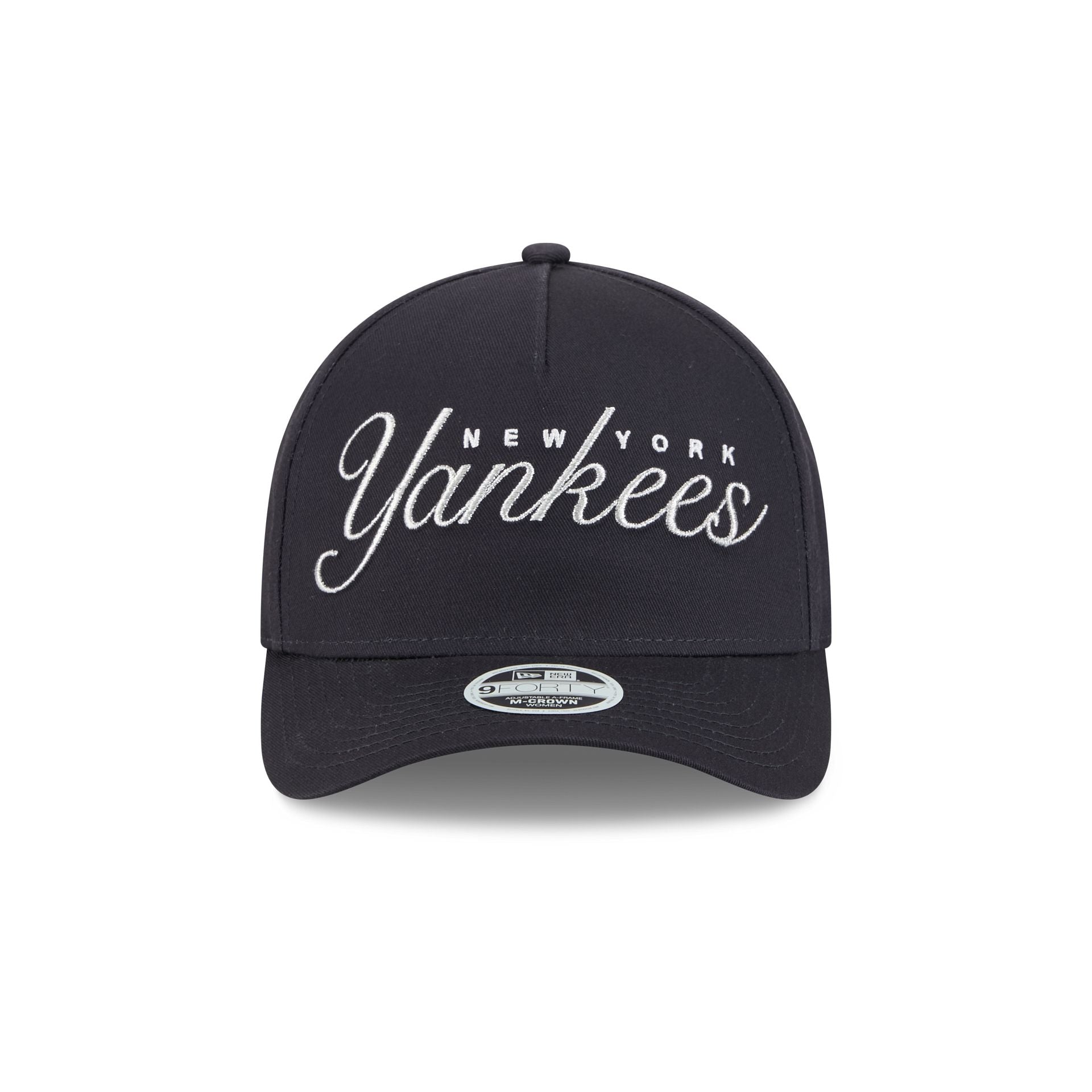 New York Yankees Metallic Women's 9FORTY M-Crown A-Frame Snapback Hat - Image 2
