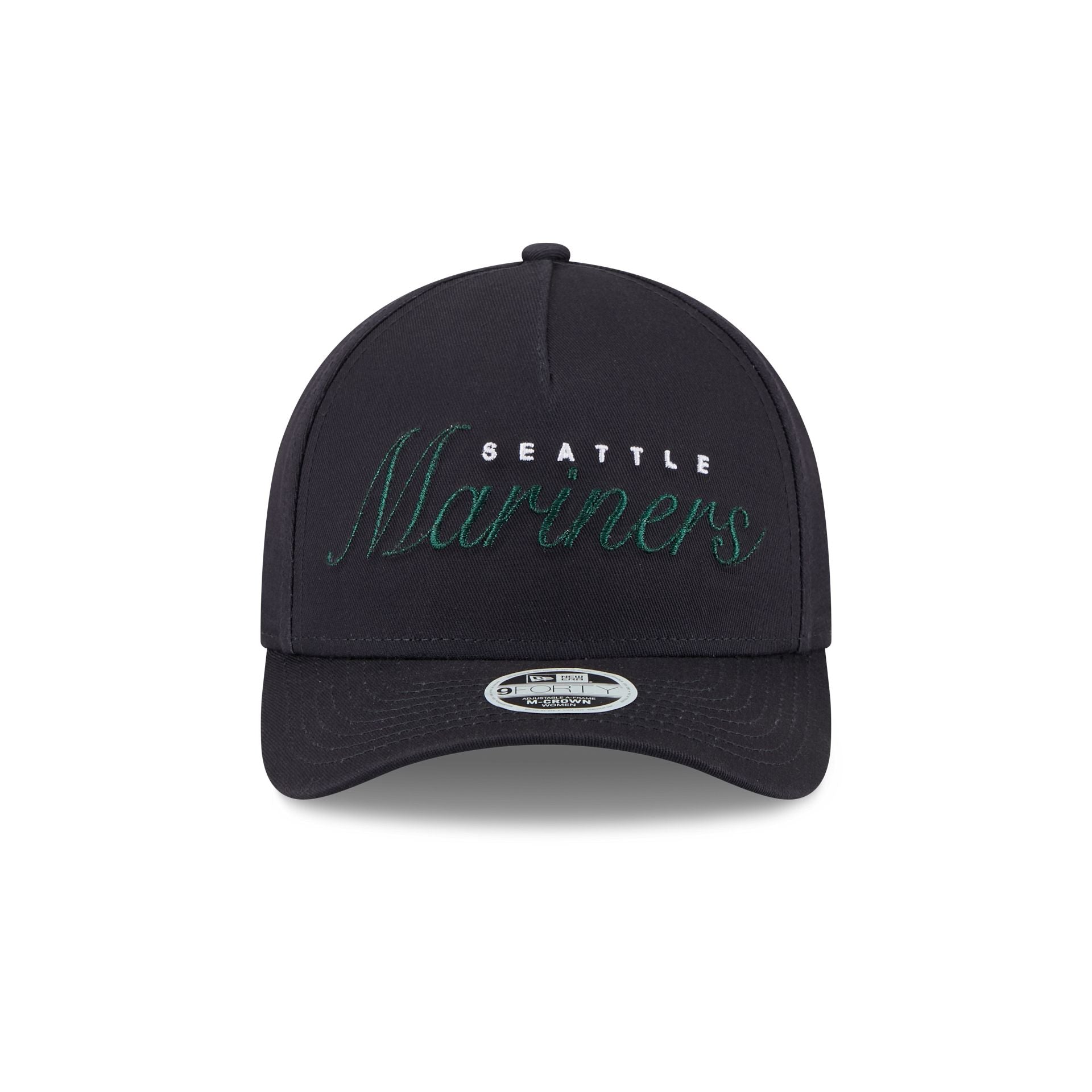Seattle Mariners Metallic Women's 9FORTY M-Crown A-Frame Snapback Hat - Image 2