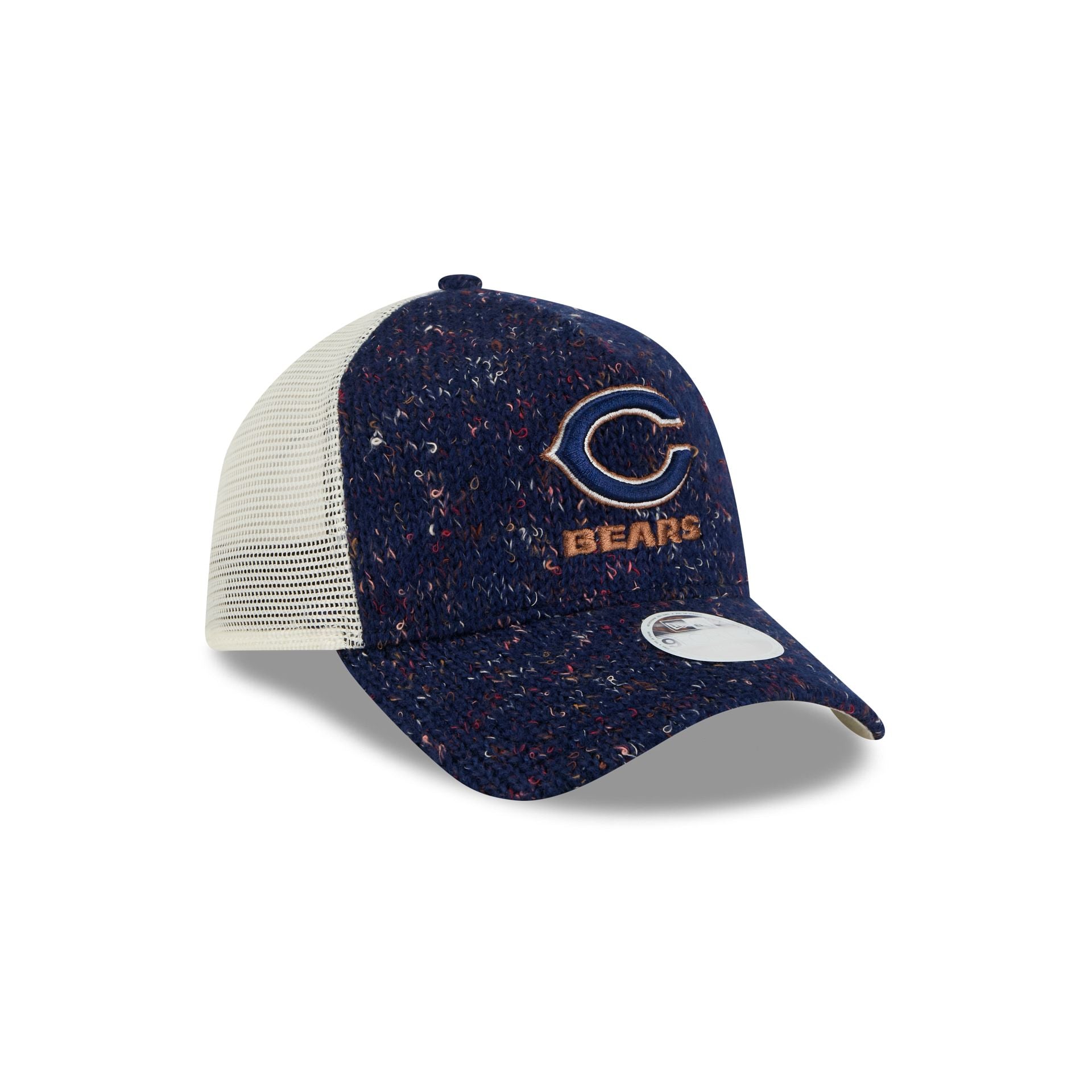 Chicago Bears Knit Women's 9FORTY A-Frame Trucker Hat - Image 3