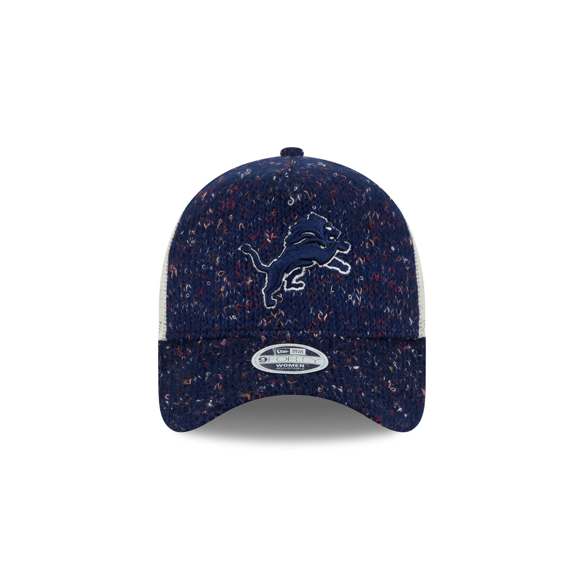 Detroit Lions Knit Women's 9FORTY A-Frame Trucker Hat - Image 2