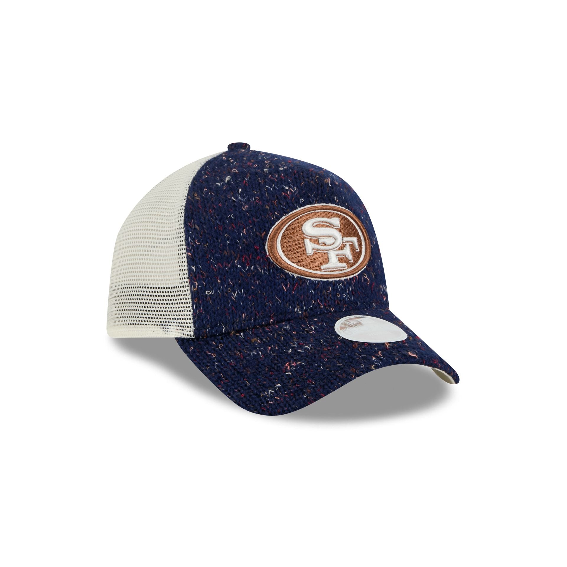 San Francisco 49ers Knit Women's 9FORTY A-Frame Trucker Hat - Image 3