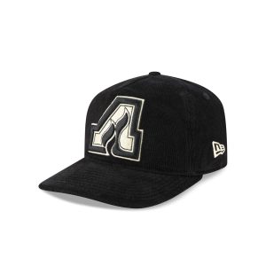 Atlanta Flames Nostalgic Black Corduroy 19TWENTY Adjustable Hat