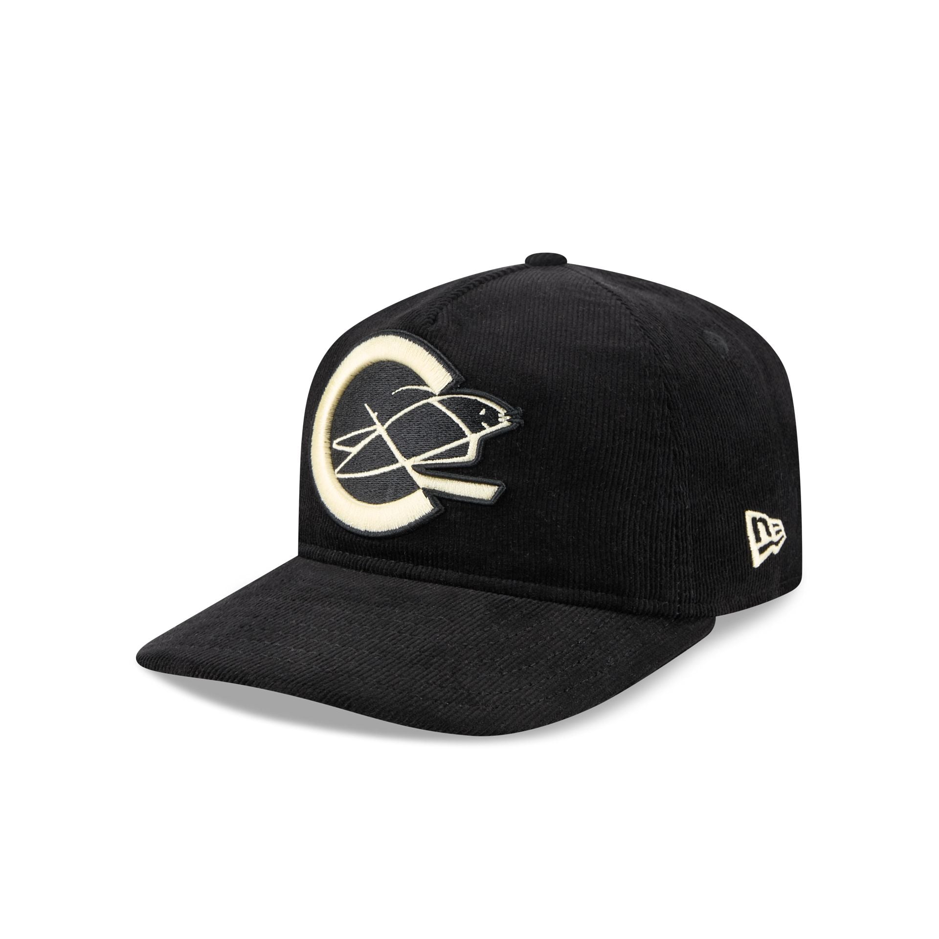 California Golden Seals Nostalgic Black Corduroy 19TWENTY Adjustable Hat