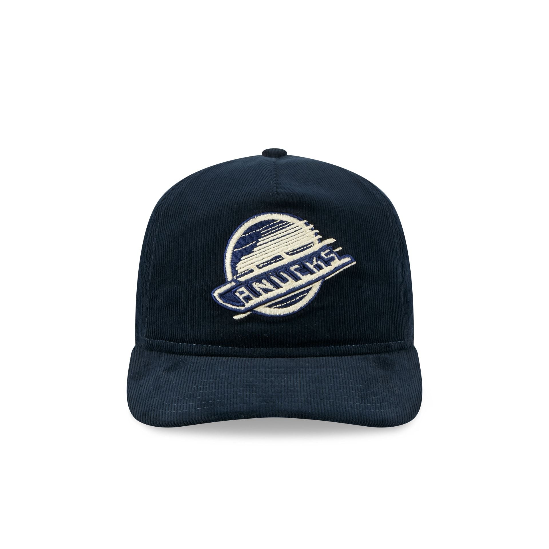 Vancouver Canucks Nostalgic Navy Corduroy 19TWENTY Adjustable Hat - Image 2