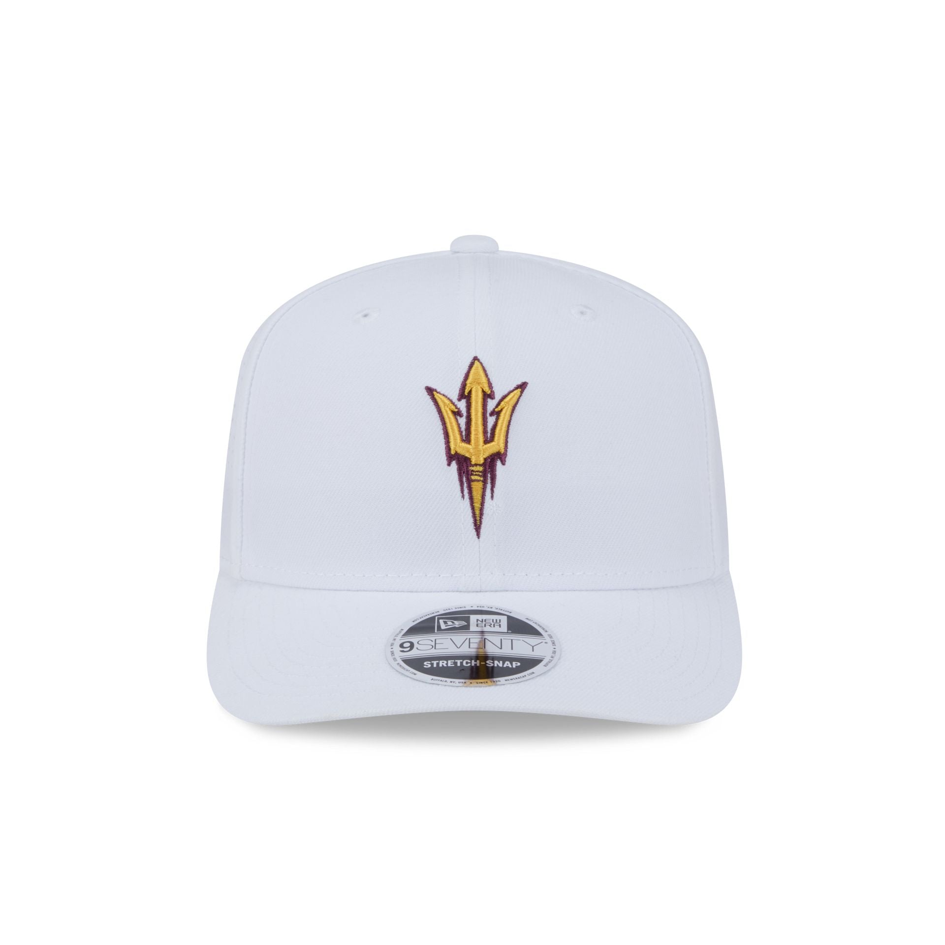 Arizona State Sun Devils Optic White Performance 9SEVENTY Stretch-Snap Hat - Image 2
