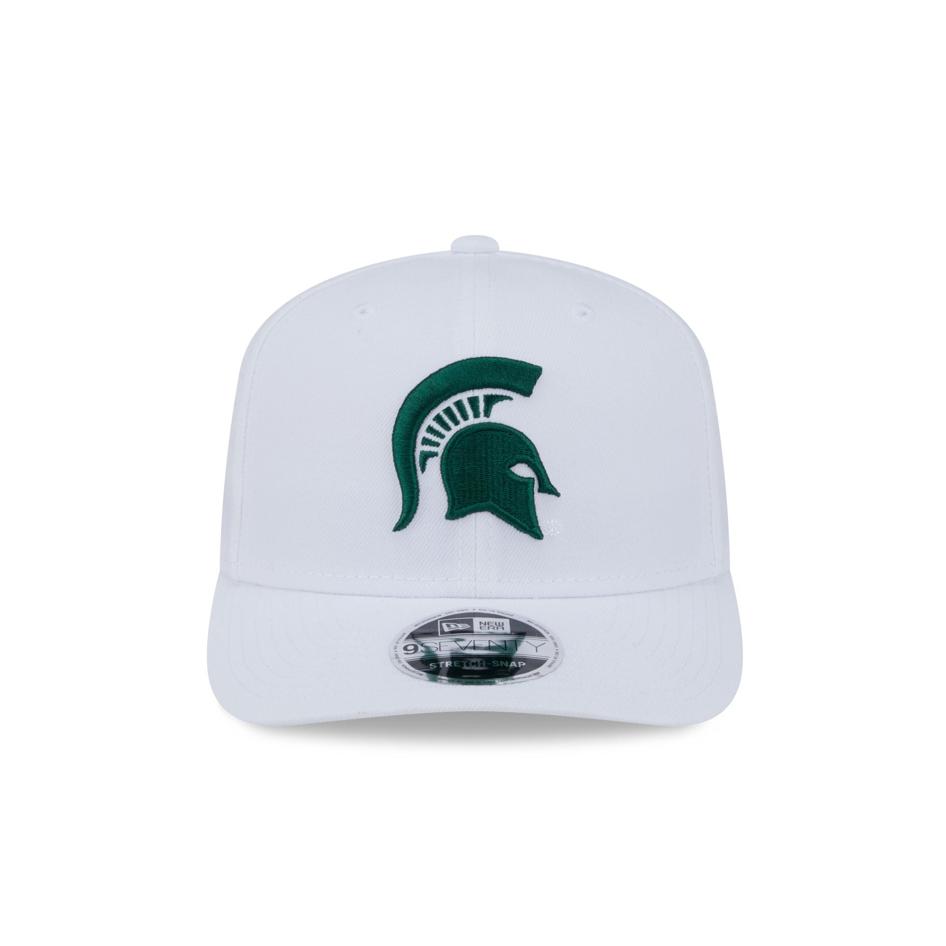 Michigan State Spartans Optic White Performance 9SEVENTY Stretch-Snap Hat - Image 2