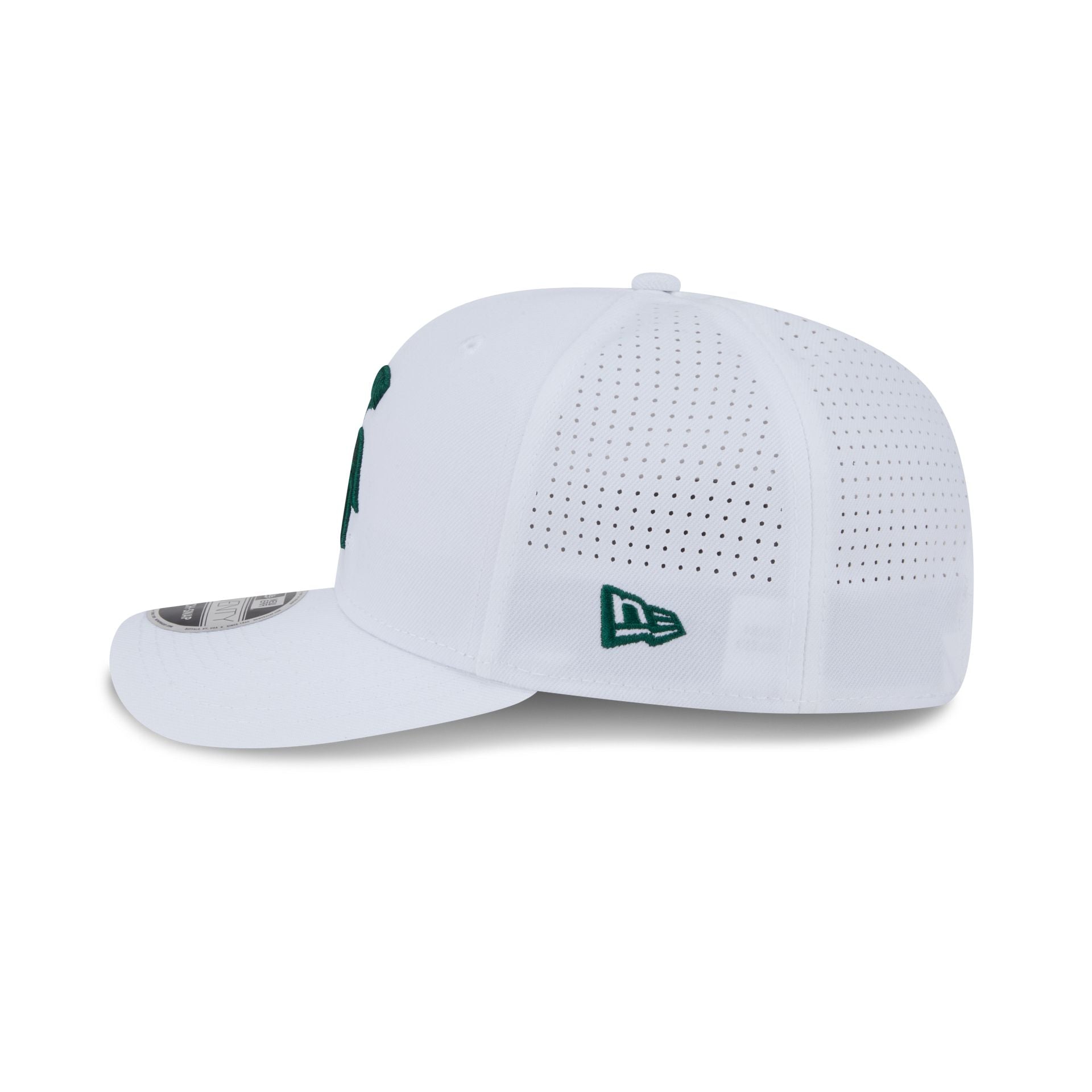 Michigan State Spartans Optic White Performance 9SEVENTY Stretch-Snap Hat - Image 4