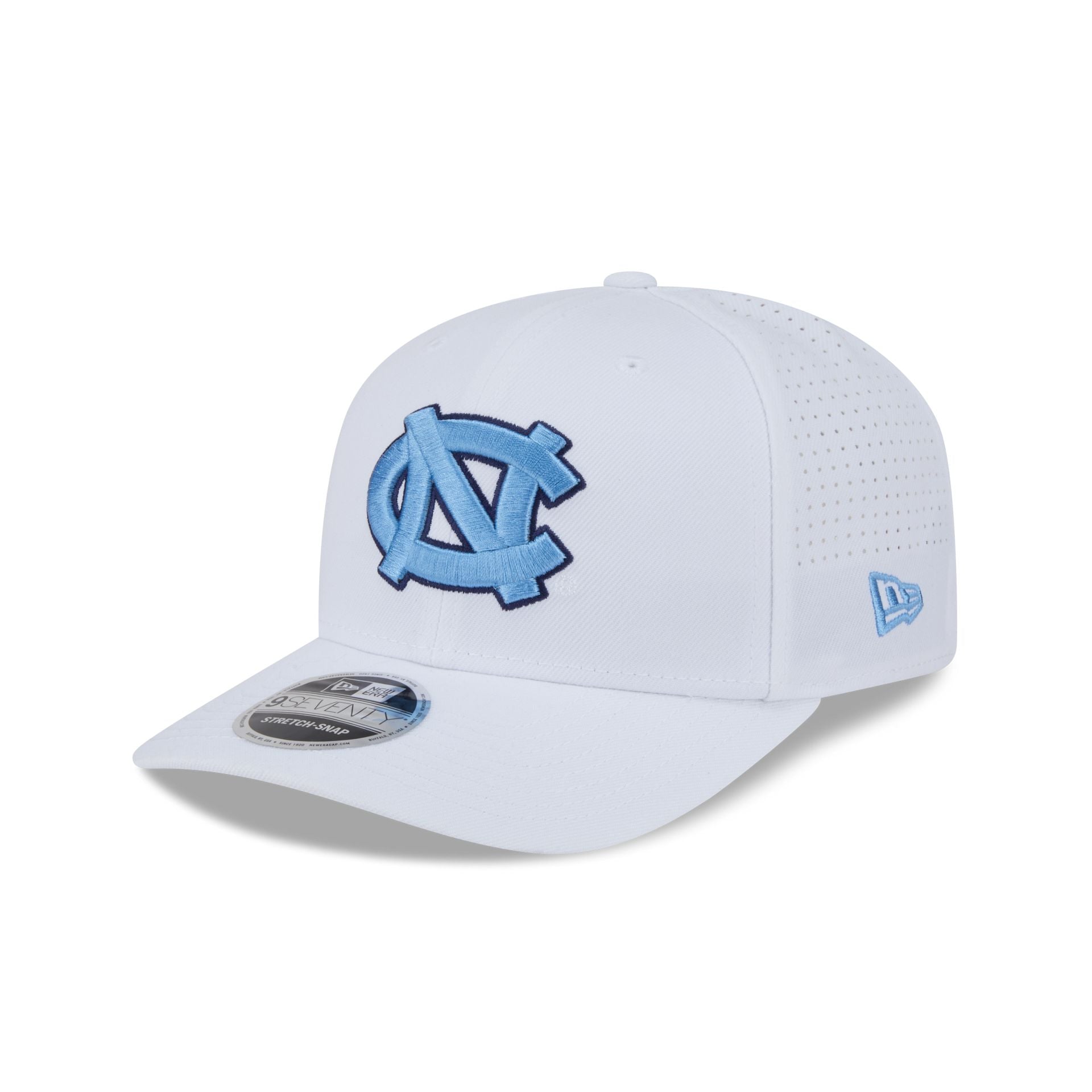 North Carolina Tar Heels Optic White Performance 9SEVENTY Stretch-Snap Hat