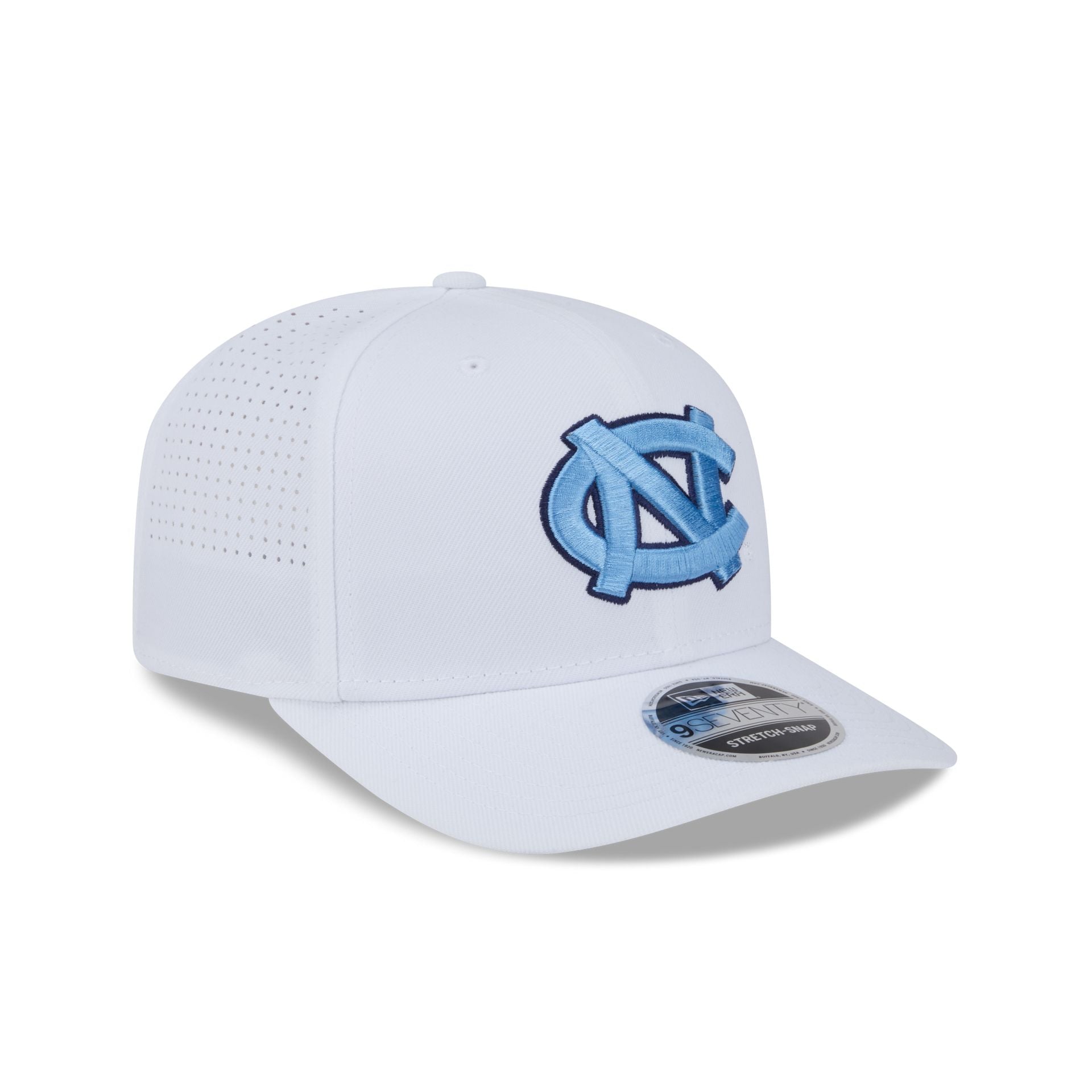 North Carolina Tar Heels Optic White Performance 9SEVENTY Stretch-Snap Hat - Image 3