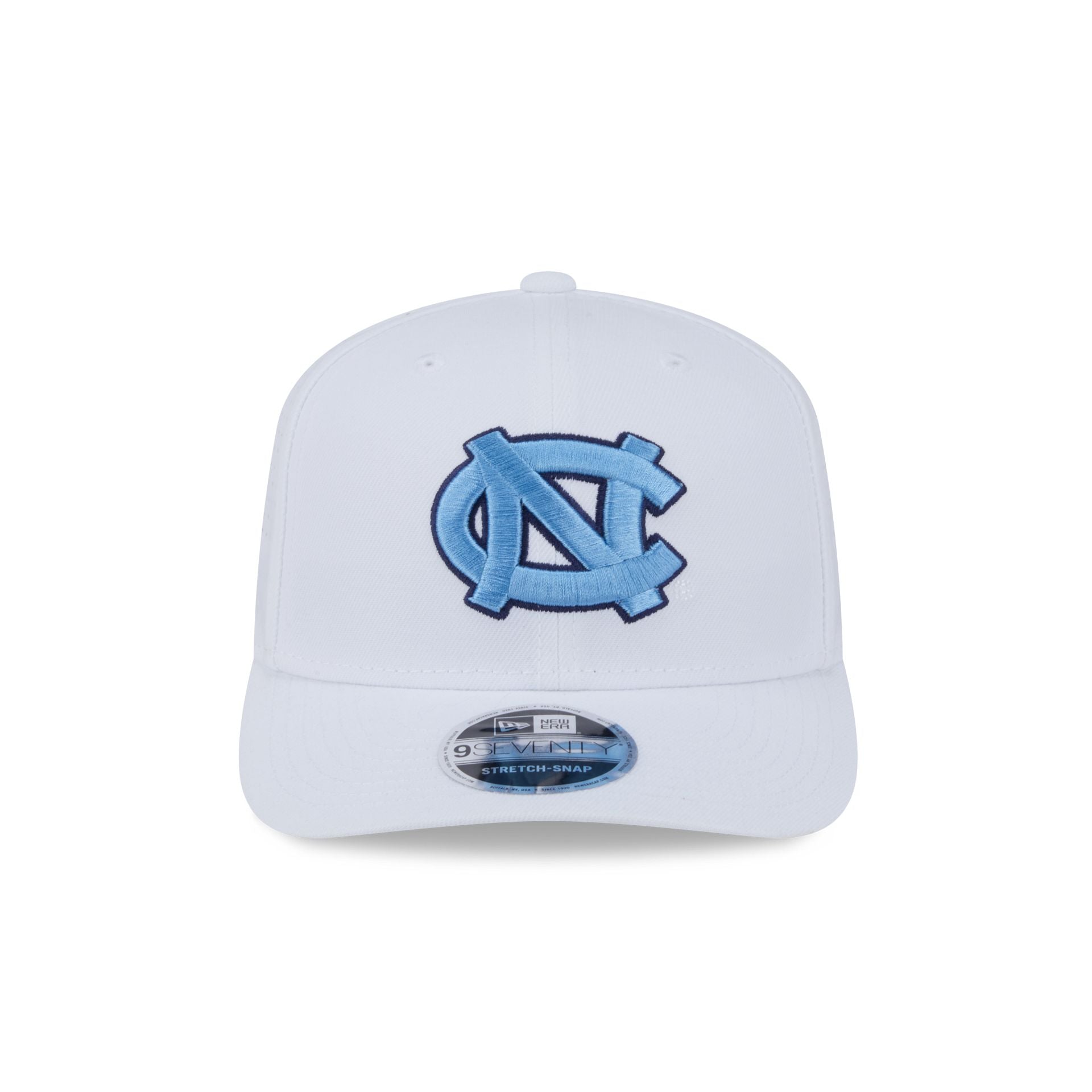 North Carolina Tar Heels Optic White Performance 9SEVENTY Stretch-Snap Hat - Image 2