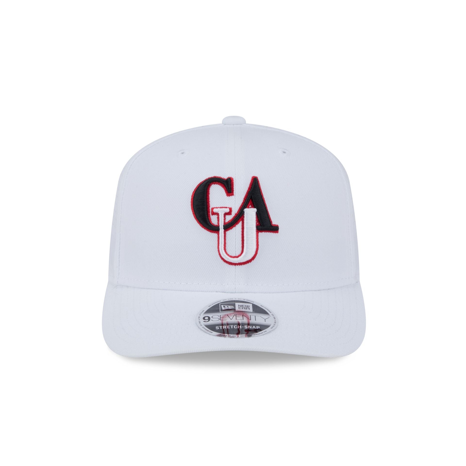 Clark Atlanta Panthers Optic White Performance 9SEVENTY Stretch-Snap Hat - Image 2