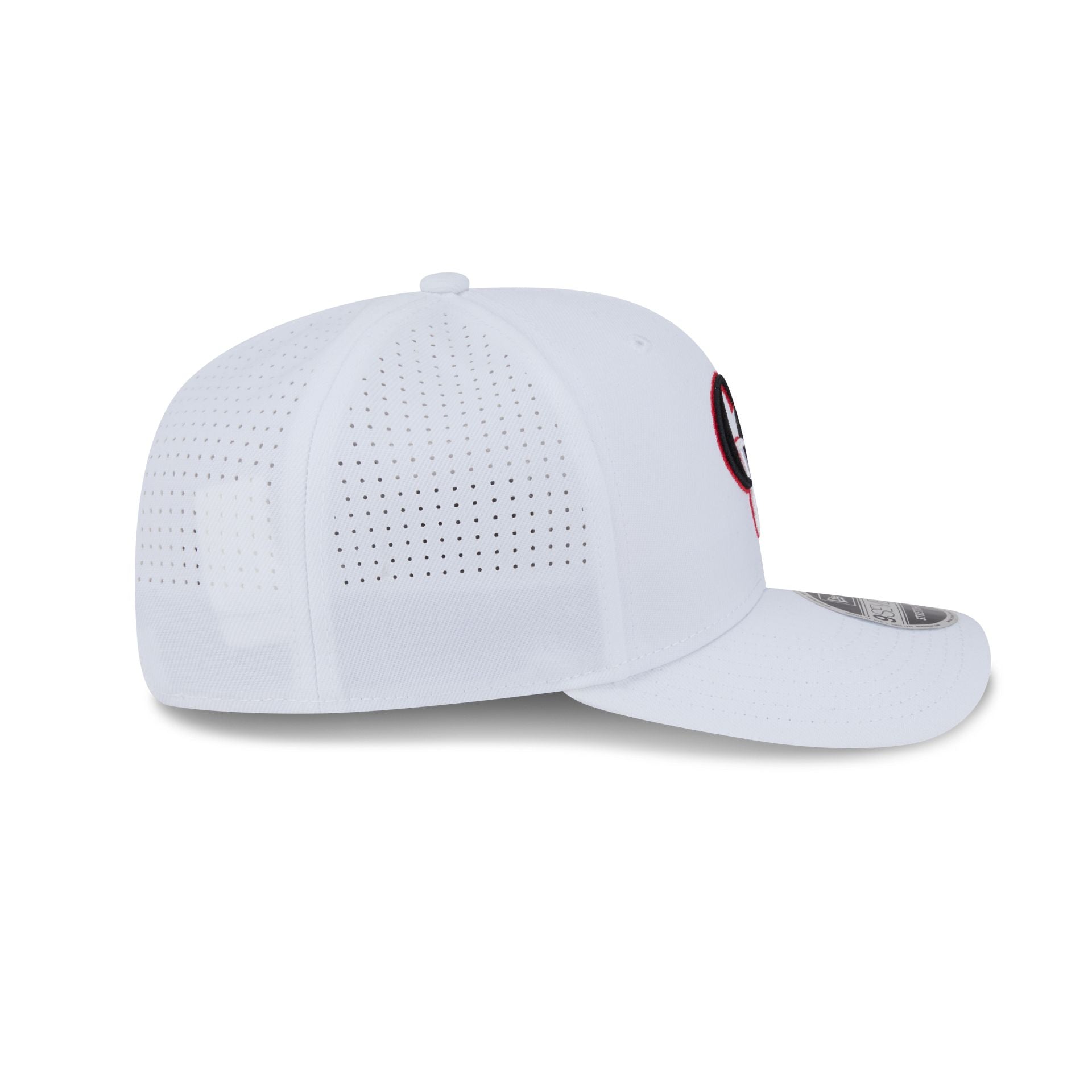 Clark Atlanta Panthers Optic White Performance 9SEVENTY Stretch-Snap Hat - Image 5