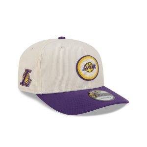 Los Angeles Lakers Loyal Corduroy 9SEVENTY Stretch-Snap Hat