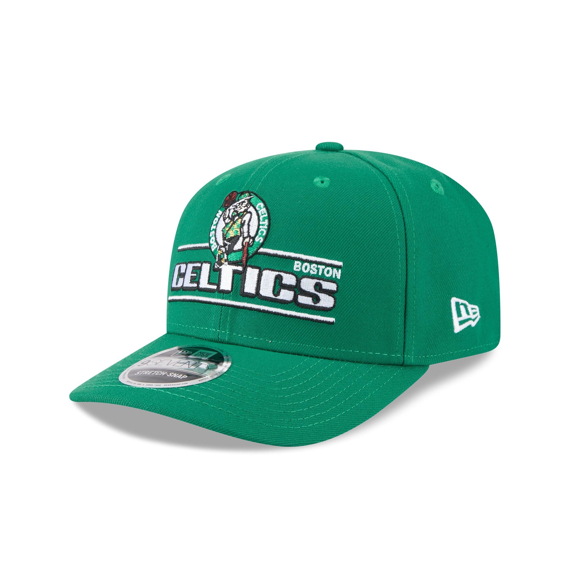 Boston Celtics Stated 9SEVENTY Stretch-Snap Hat