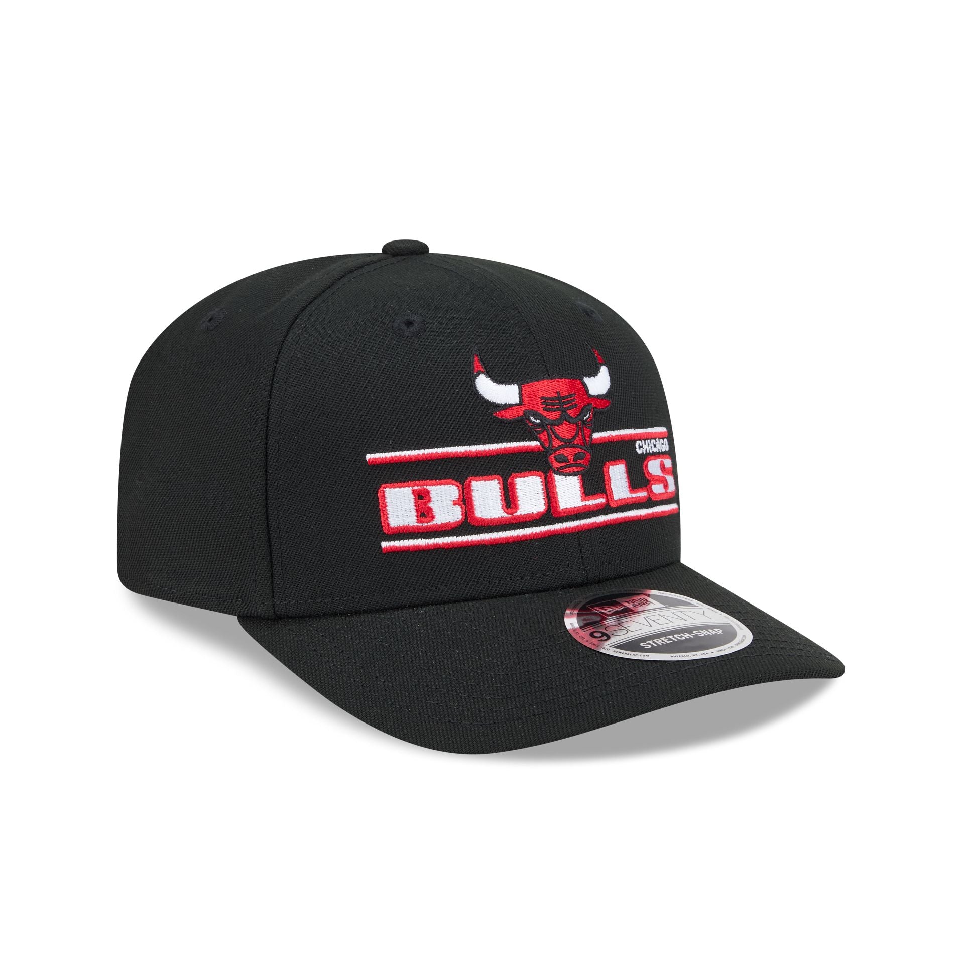 Chicago Bulls Stated 9SEVENTY Stretch-Snap Hat - Image 3
