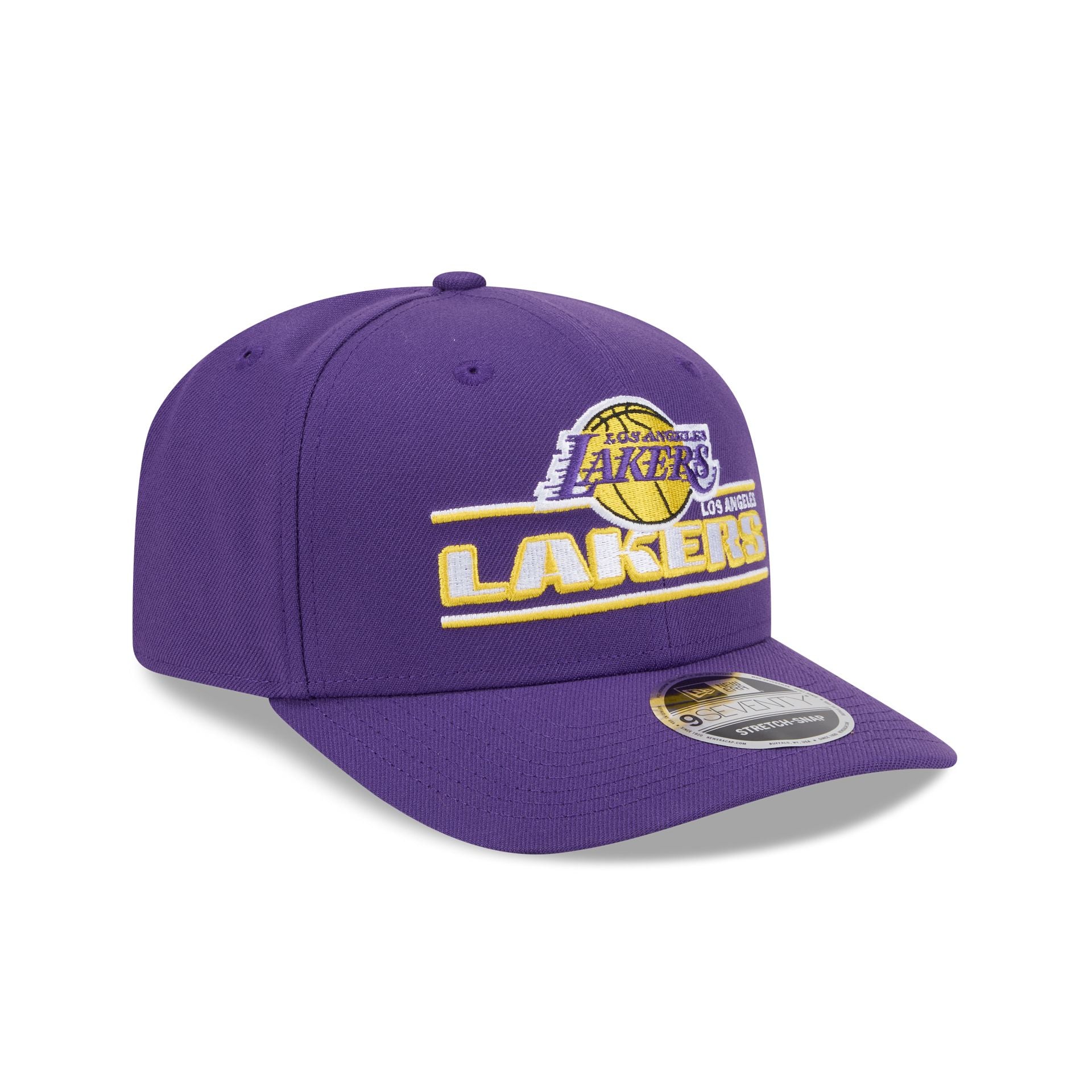 Los Angeles Lakers Stated 9SEVENTY Stretch-Snap Hat - Image 3