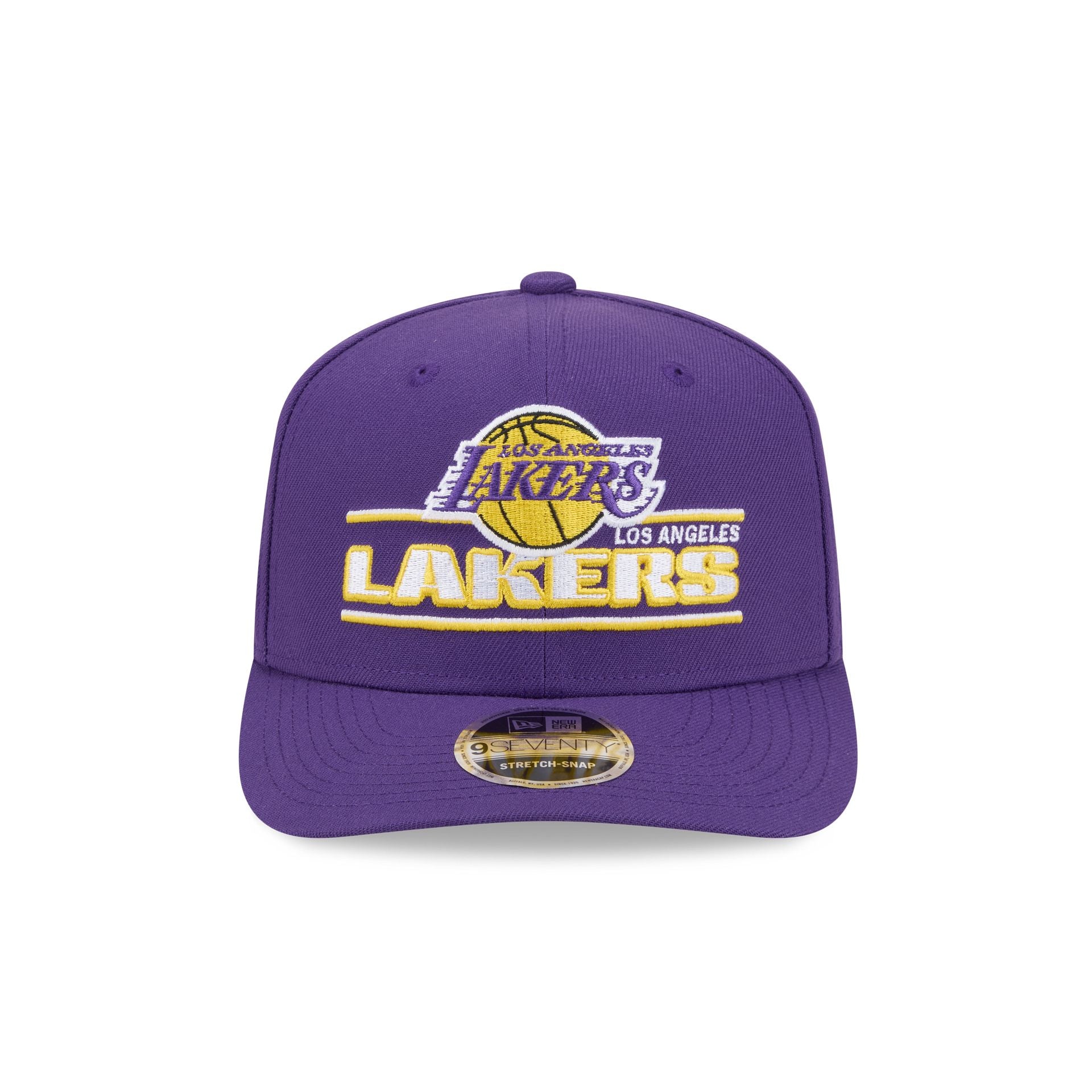 Los Angeles Lakers Stated 9SEVENTY Stretch-Snap Hat - Image 2
