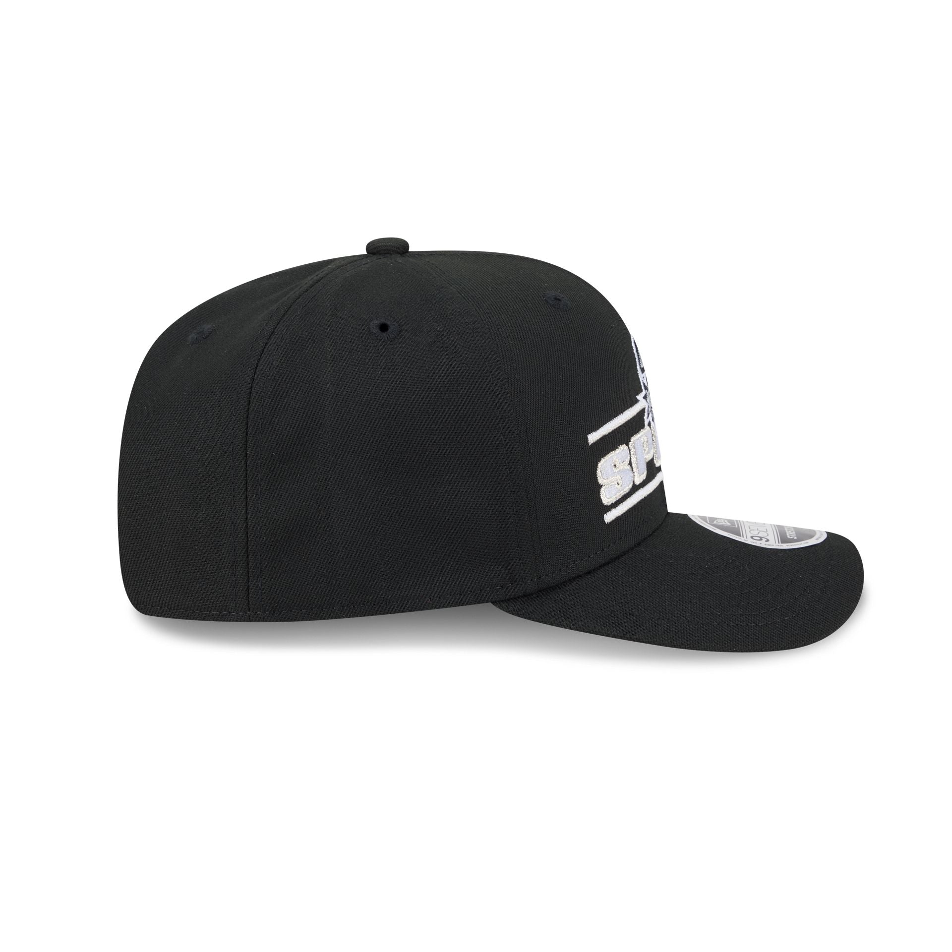 San Antonio Spurs Stated 9SEVENTY Stretch-Snap Hat - Image 5