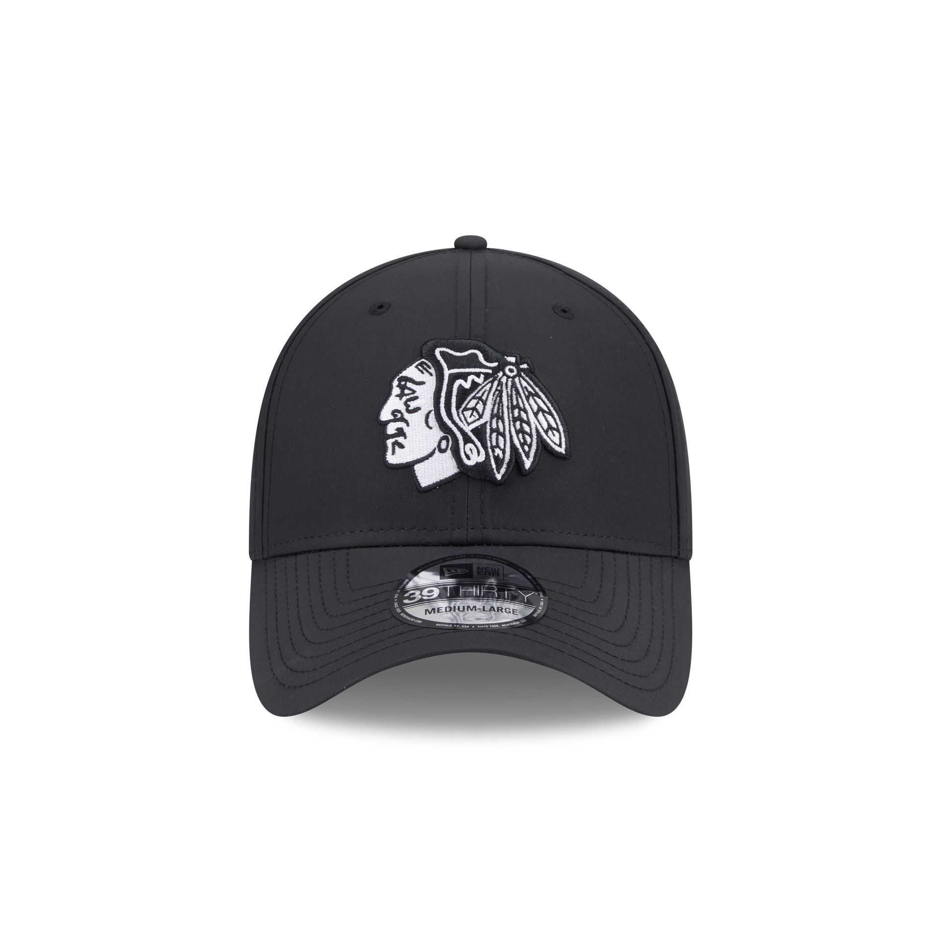 Chicago Blackhawks Night 39THIRTY Stretch Fit Hat - Image 2